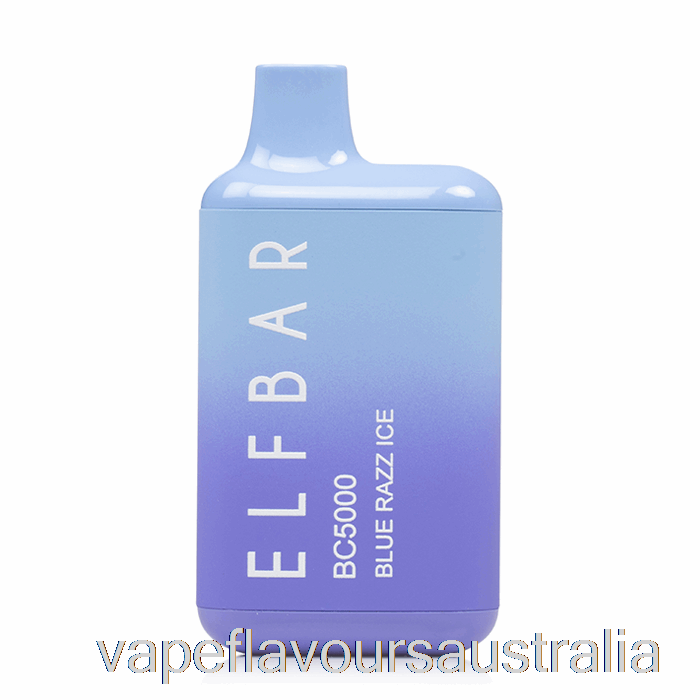 Vape Flavours Australia BC5000 0% Zero Nicotine Disposable Blue Razz Ice